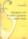 Piangete voi - Al dolce guidami castel natio per soprano e piano