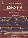 Sonata G major for flute, cello (bassoon, cello) and bc