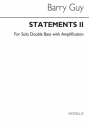 Statements 2 for double bass and amplification