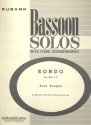 Rondo from Suite G Major for bassoon and piano