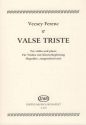 Valse triste fr Violine und Klavier