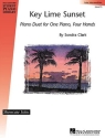 Key Lime Sunset for piano 4 hands score