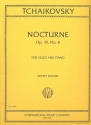 Nocturne op.19,4 for cello and piano