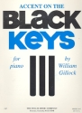 Accent on black Keys for piano