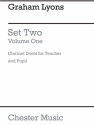 Set Two Vol.1 for 2 Clarinets for Teacher and Pupil