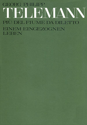 Piu del fiume da diletto Arie fr Sopran, Blockflte oder Oboe und Cembalo, Streicher ad lib. Partitur