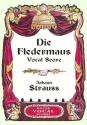 Die Fledermaus Operette Klavierauszug (dt)