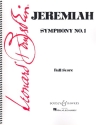 Jeremiah - Symphony no.1 for mezzo-soprano and orchestra score (hebr)