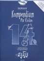 Kompendium fr Violine Band 14 (+2 CD's) fr 1-2 Violinen (Lehrer und Schler)