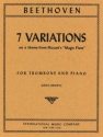 7 Variations on a theme of Mozart's Magic Flute for trombone and piano