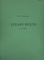 12 easy Duets op.10 for 2 violins violin 2