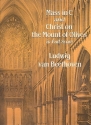 Mass in C  and  Christ on the Mountain of Olives for soli, mixed chorus and orchestra score