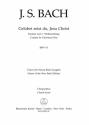 Gelobet seist du, Jesu Christ Kantate Nr.91 BWV91 Chorpartitur