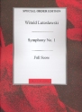 Symphony no.1 for orchestra score