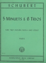 5 Menuette und 6 Trios D89 fr 2 Violinen, Viola und Violoncello Stimmen