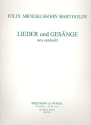 Lieder und Gesnge - neu entdeckt fr Gesang und Klavier