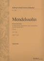 Konzertstck d-Moll Nr.2 op.114 fr Klarinette, Bassetthorn und Orchester Violoncello