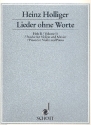 Lieder ohne Worte Band 2 fr Violine und Klavier