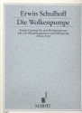 Die Wolkenpumpe Werk 40 fr Bariton mit 4 Blasinstrumenten und Schlagzeug Partitur und Stimmen