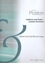 Antiphon und Psalm fr gemischter Chor (SATB) und Orgel Chorpartitur
