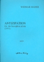 Antizipation fr Altsaxophon