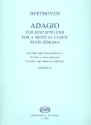 Adagio fr eine Spieluhr fr Flte (Oboe) und Klavier