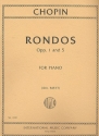 Rondos op.1 and op.5 for piano