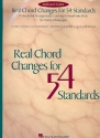 Real Chord Changes for 54 Standards: for keyboard /guitar