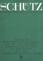 Ich hebe meine Augen auf zu den Bergen SWV399 fr 3 Stimmen (Chor/ATB), 2 Instrumente und Bc,  Partitur (dt/en)