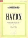 6 Streichquartette op.71 und op.74 Hob.III:69-74 fr Streichquartett Partitur und Stimmen