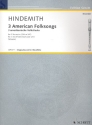 Hindemith, Paul: 3 amerikanische Volkslieder fr 3 Blockflten (SSA oder SAT)