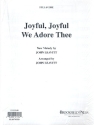 Joyful, joyful we adore Thee for mixed chorus and piano (organ) (instrumental ad lib.) full score and parts