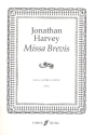 Missa brevis for mixed chorus a cappella score