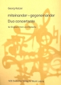 Miteinander gegeneinander fr Englisch Horn und Viola Partitur und Stimmen