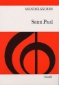 Saint Paul for soloists, mixed chorus and orchestra vocal score