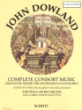 Complete Consort Music for 5 viols (recorders) score