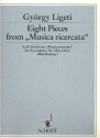 8 Pieces from Musica ricercata for accordeon