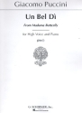 Un bel d vedremo  for high voice and piano