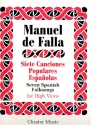 7 Spanish Folksongs for high voice and piano (sp/fr)