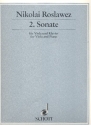 Sonate Nr. 2 fr Viola und Klavier