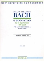 6 Sonatas after the Organ Trio Sonatas BWV525-530 vol.2 (nos.3-4) for alto recorder and keyboard