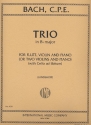 Trio B-Dur fr Flte, Violine und Klavier (2 Violinen und Klavier) (Violoncello a Stimmen