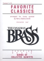 Favorite Classics for 2 trumpets, horn in F, trombone and tuba trumpet 1