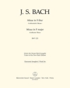 Missa F-Dur BWV233 fr Soli, gem Chor und Orchester Harmoniestimmen