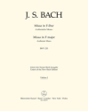 Missa F-Dur BWV233 fr Soli, gem Chor und Orchester Violine 1