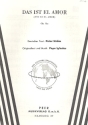 Das ist El amor: Einzelausgabe fr Gesang und Klavier (sp/dt)