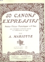 50 canons expressifs op.12 vol.1 pour piano