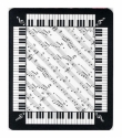 Mousepad Keyboard black and white