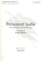 Personent hodie for mixed chorus and instruments vocal score