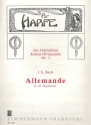 Allemande fr Harfe